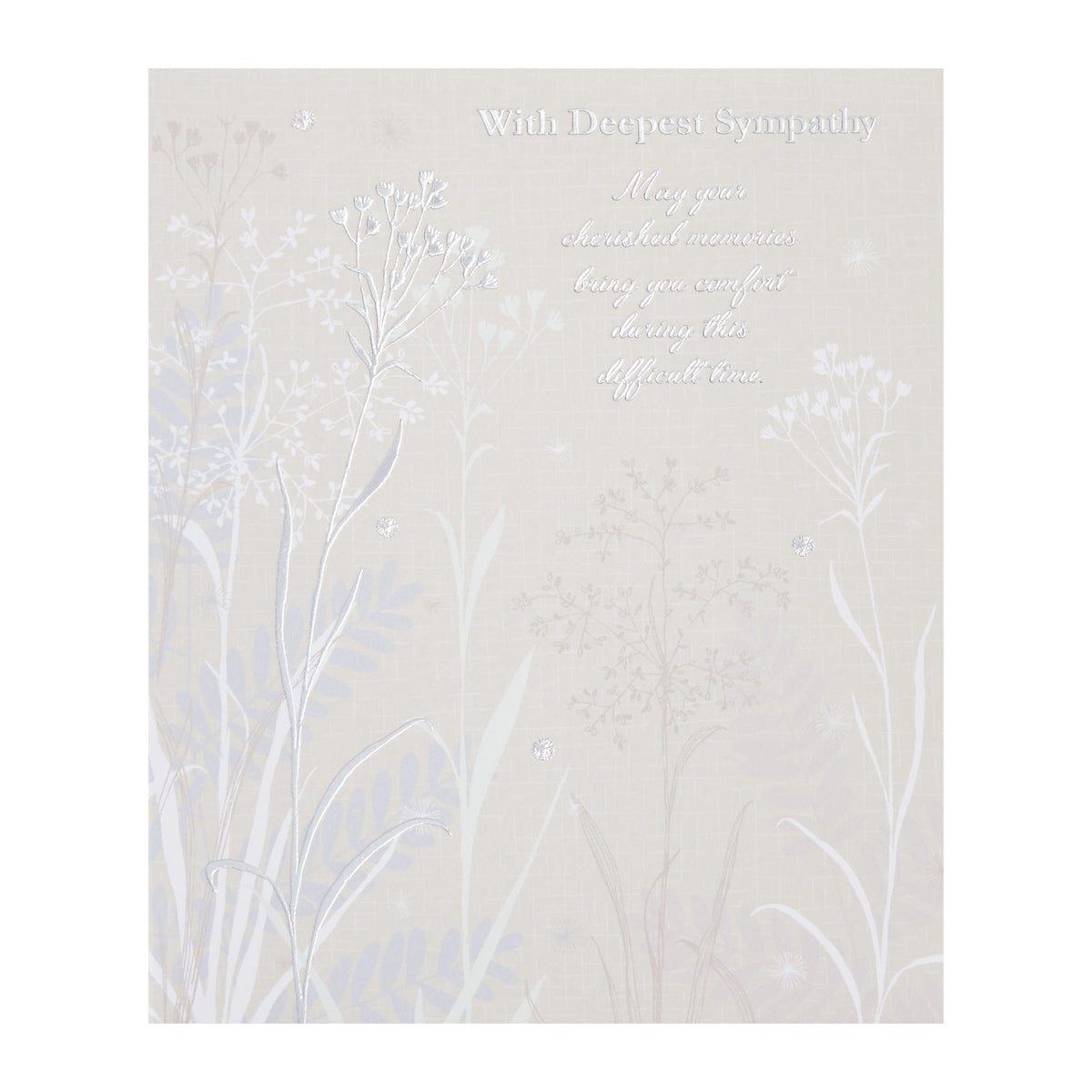 George Home sympathy card with envelope, UK version