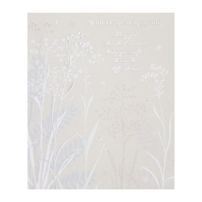 George Home sympathy card with envelope, UK version