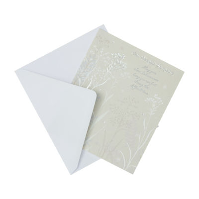 George Home sympathy card with envelope, UK version