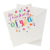 Paper Rose Spotty Thinking of You Card