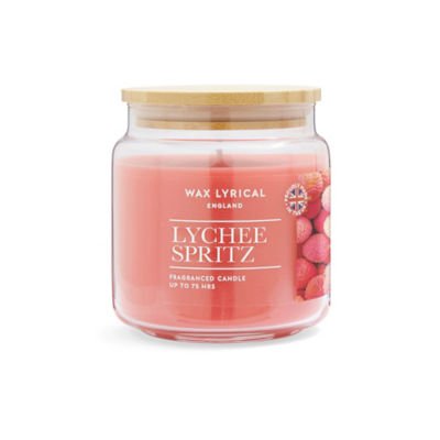 George Home Lychee Spritz scented candle jar (British brand)