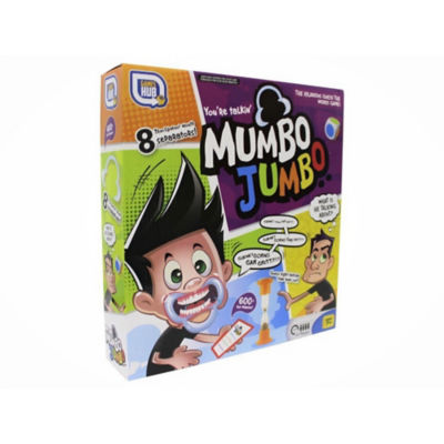 RMS Mumbo Jumbo party game box, UK version