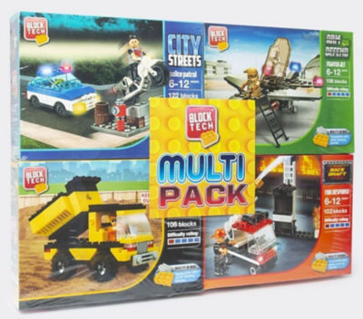 Blocktech block set 4 assortments with accessories (British brand)