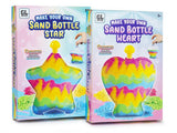 Sand bottle art kit heart or stars, UK version