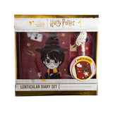 Harry Potter lenticular diary set with pen and stickers, UK version