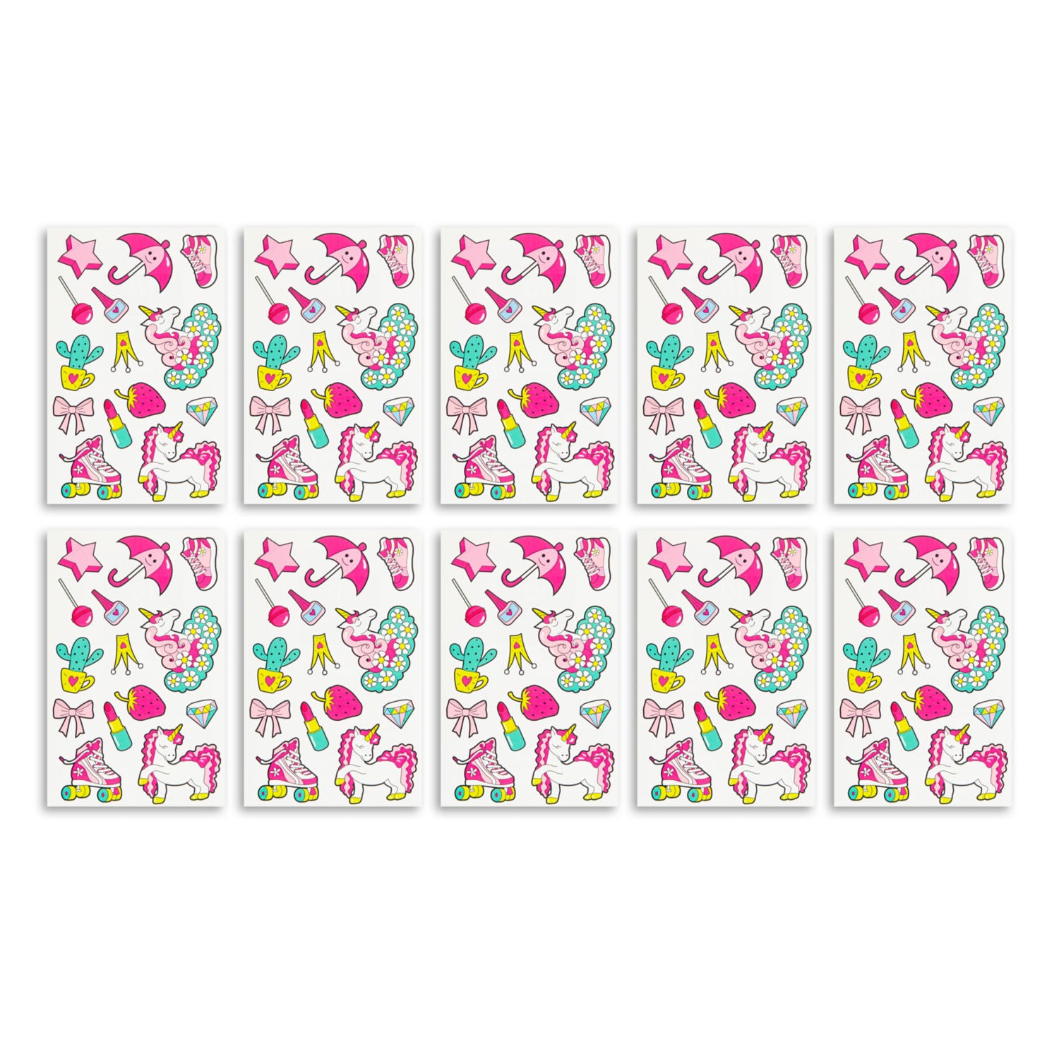 RMS temporary tattoos 10 sheet pack, imported from the UK
