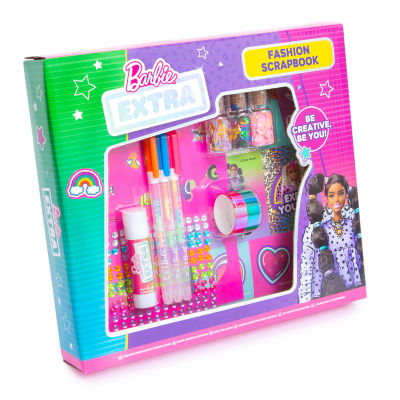 Barbie Extra Fashion scrapbook craft kit, UK version