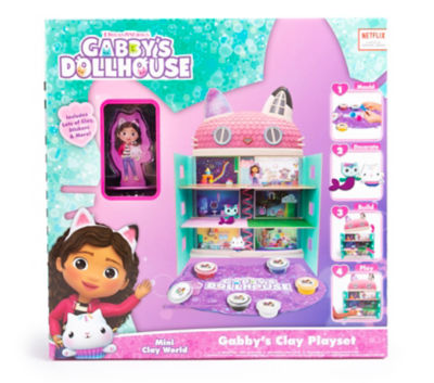 ASDA Gabby's Dollhouse DIY Clay Cats and Dollhouse Playset- Buy online at McGrocer