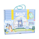 Bluey travel activity set with carry case (British brand)