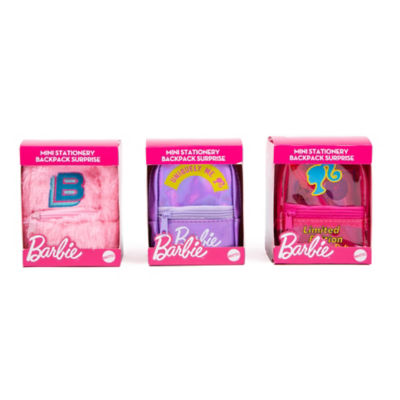 Barbie mini stationery backpack surprise toy - British product