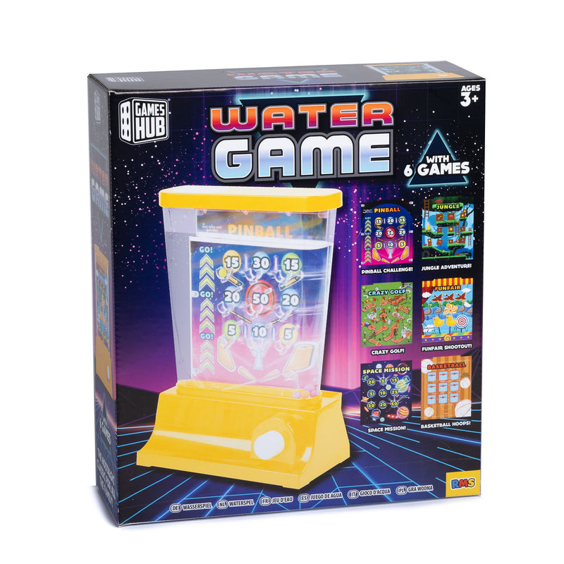 Handheld large water game with interchangeable themes - British product