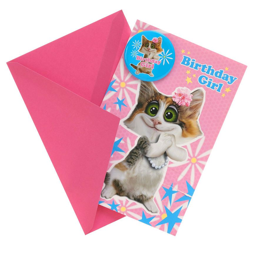 George Home Girl Birthday Card GOODS ASDA   