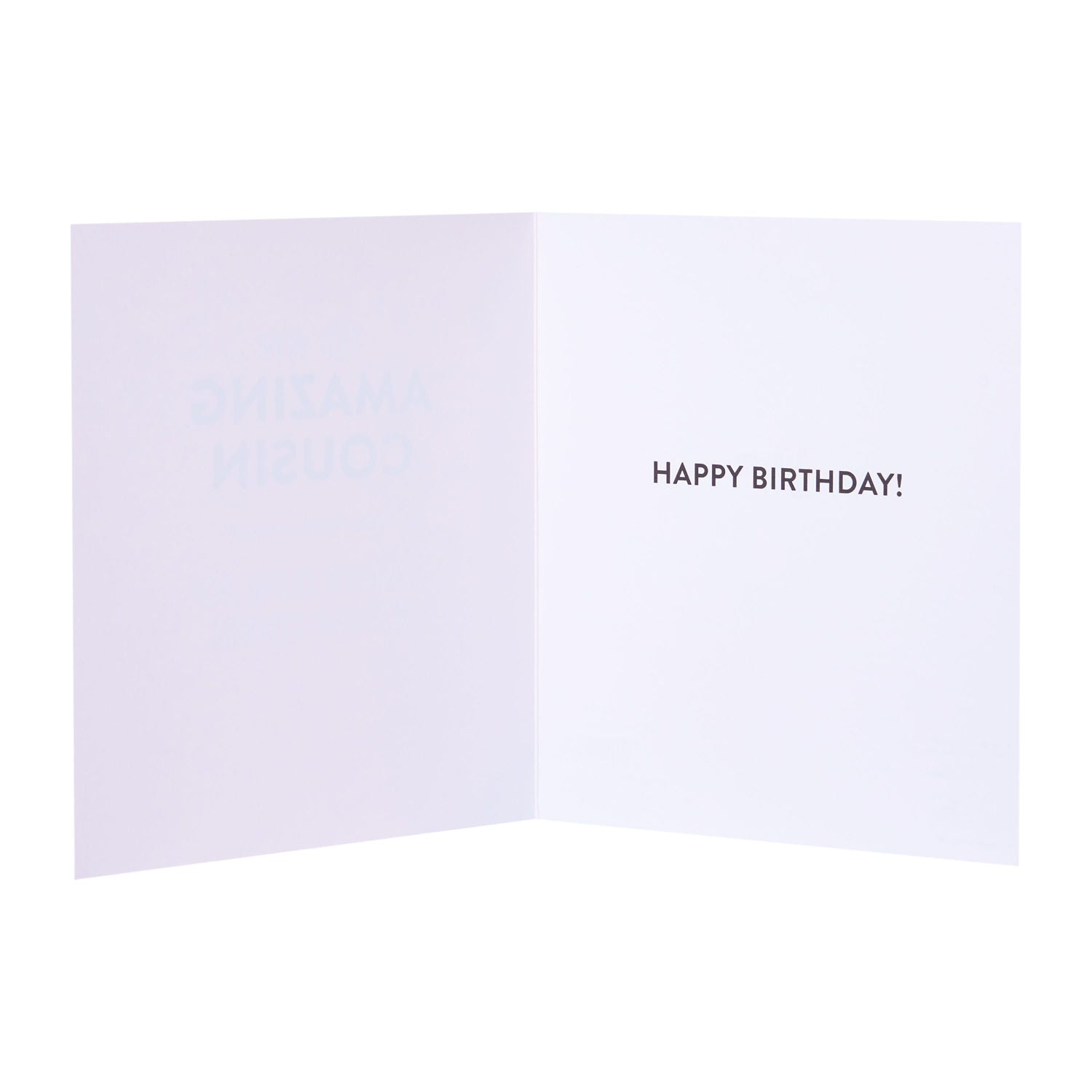 George Home cousin birthday card 165x190mm envelope (British brand)