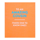 George Home cousin birthday card 165x190mm envelope (British brand)