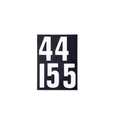 Sterling wheelie bin numbers and letters self-adhesive set, imported from the UK