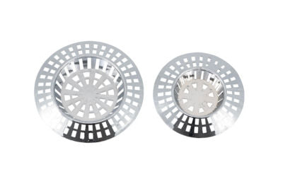 Sterling Chrome Sink Strainers Twin Pack 1 1/2 1 3/4 (British brand)