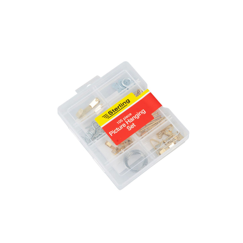 Sterling 117 piece picture hanging kit (British brand)