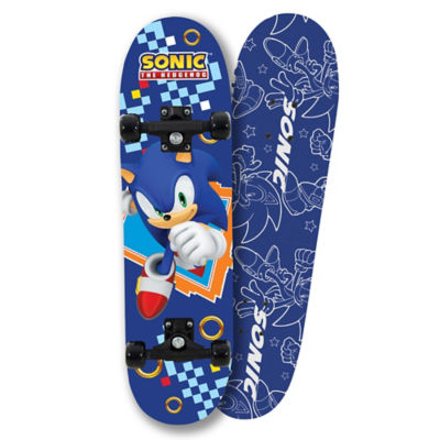 Sonic The Hedgehog Skateboard 79cm Double Kicktail (British brand)