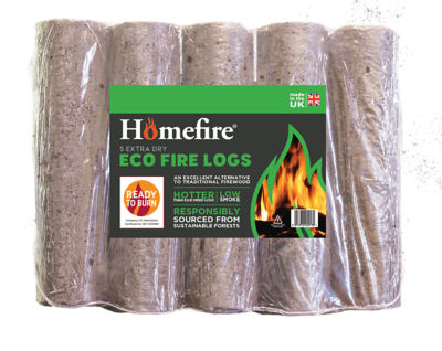 Homefire Eco Fire Logs 5-Pack, UK version