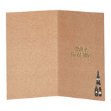 George Home birthday card beer bottle design - British product