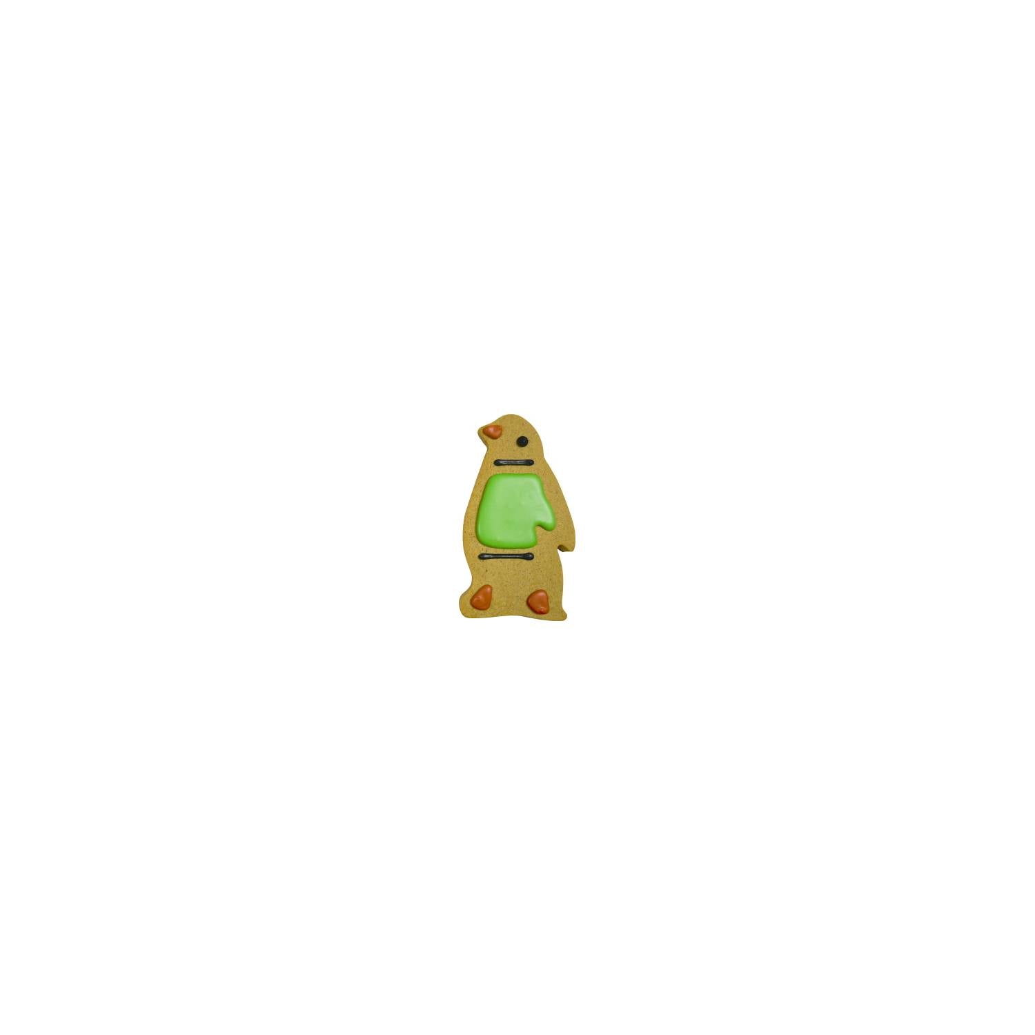 Gary the Penguin iced gingerbread biscuit 66g, imported from the UK