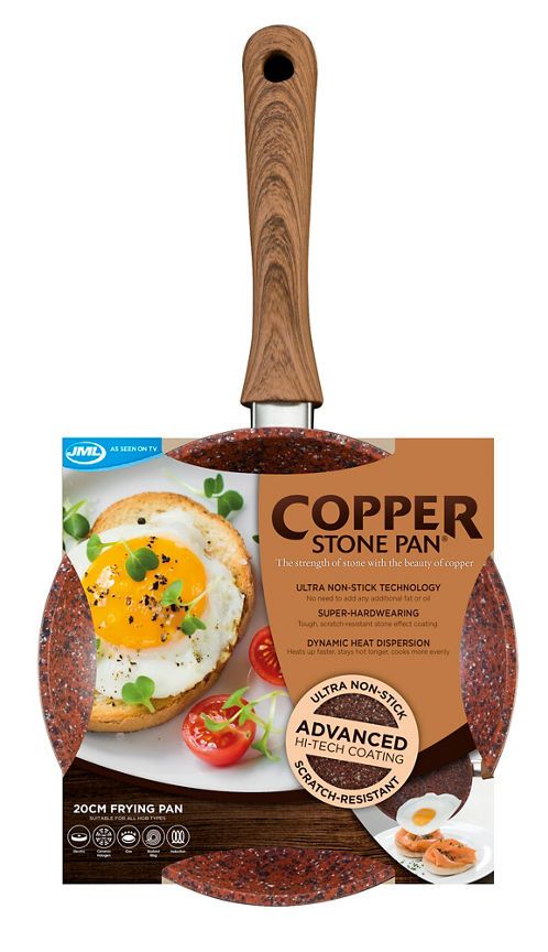 JML Copper Stone Pan 20 cm GOODS ASDA   