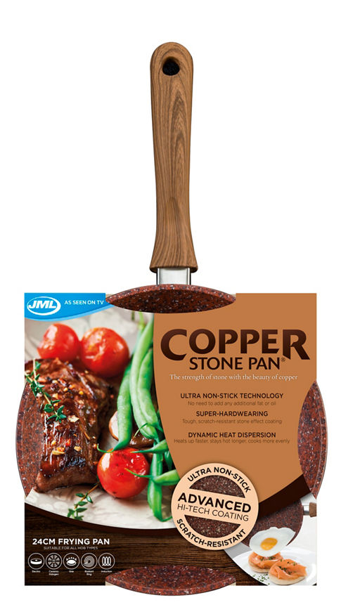 JML Copper Stone Pan 24 cm GOODS ASDA   