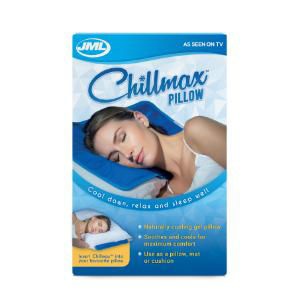 JML Chillmax cooling gel pillow, imported from the UK
