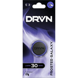 DRVN Frosted Galaxy car air freshener, hanging disc (British brand)