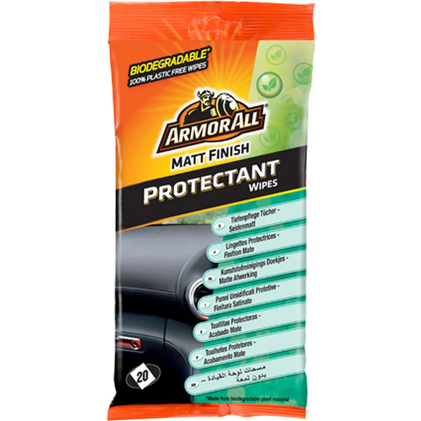 Armor All Protectant Wipes - Matt Finish GOODS ASDA   