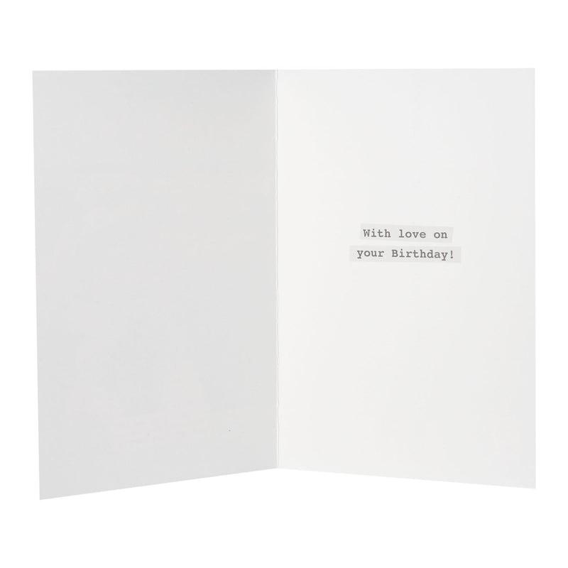 ASDA Quitting Hollywood Husband Birthday Card 159x235mm, imported from the UK