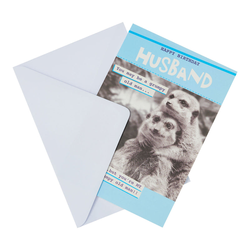 ASDA Quitting Hollywood Husband Birthday Card 159x235mm, imported from the UK