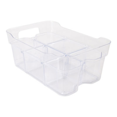 Strata plastic storage basket small with lid, imported from the UK