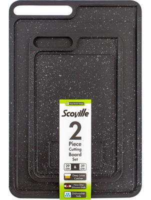 Scoville 2 piece cutting board set (British brand)