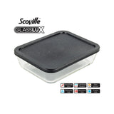 Scoville Glasslux 1.4L Rectangular Dish With Lid GOODS ASDA   