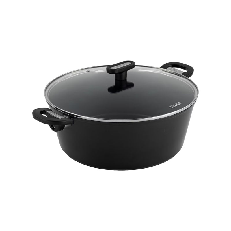 Dojo Kai 32cm stock pot with lid, imported from the UK