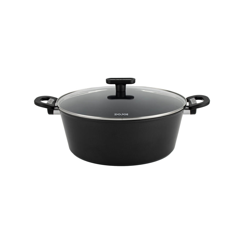 Dojo Kai 32cm stock pot with lid, imported from the UK