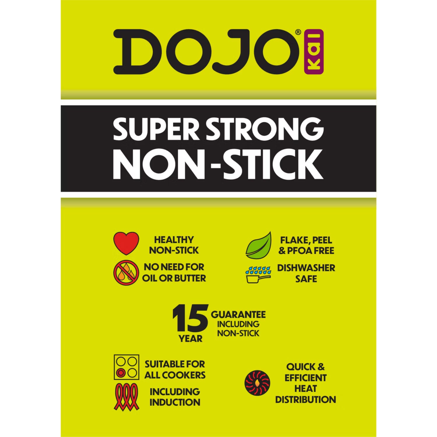 Dojo Kai 32cm stock pot with lid, imported from the UK