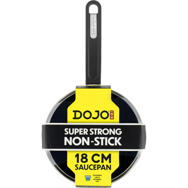 Dojo Kai saucepan 18cm with strainer lid, UK version