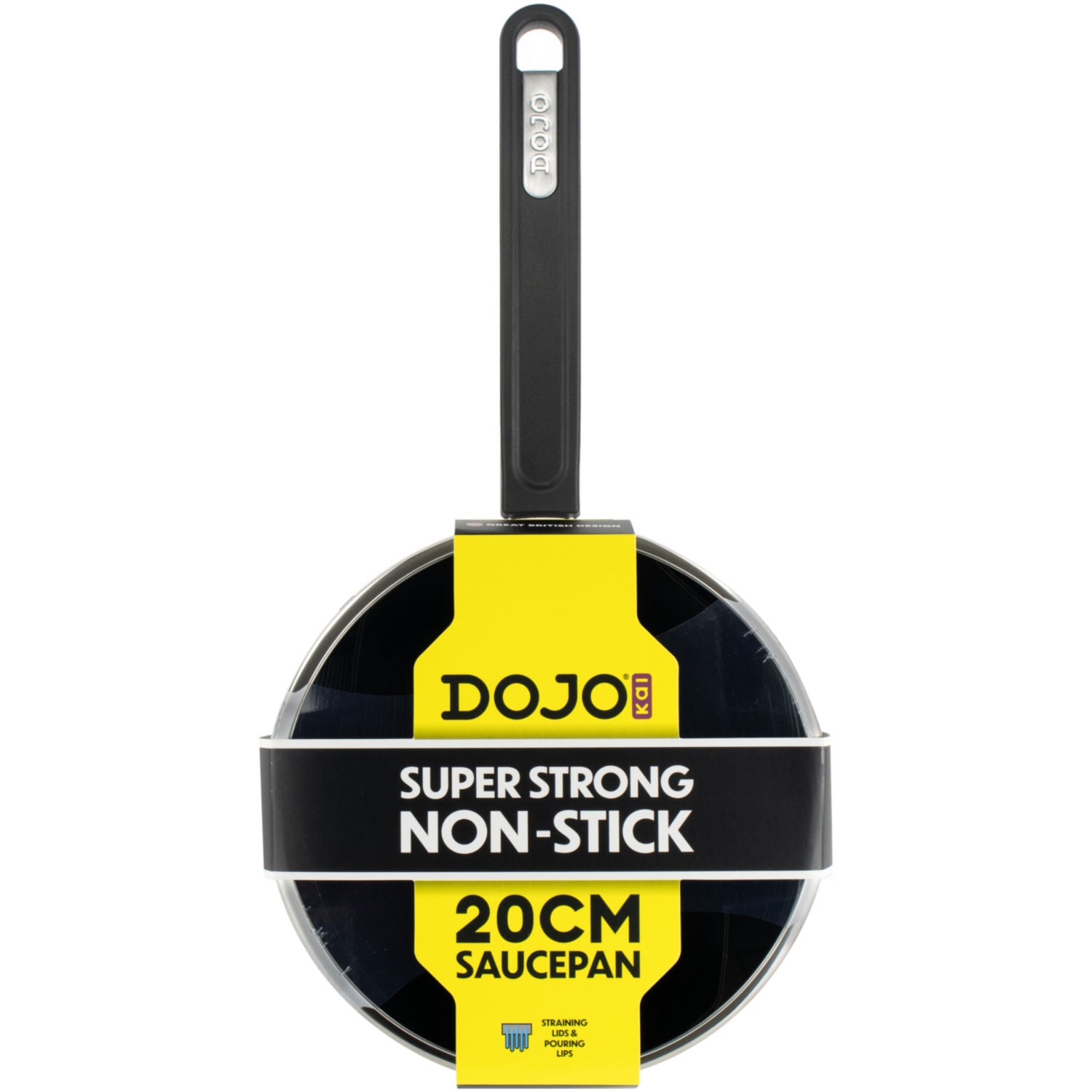 Dojo Kai saucepan 20cm with strainer lid (British brand)