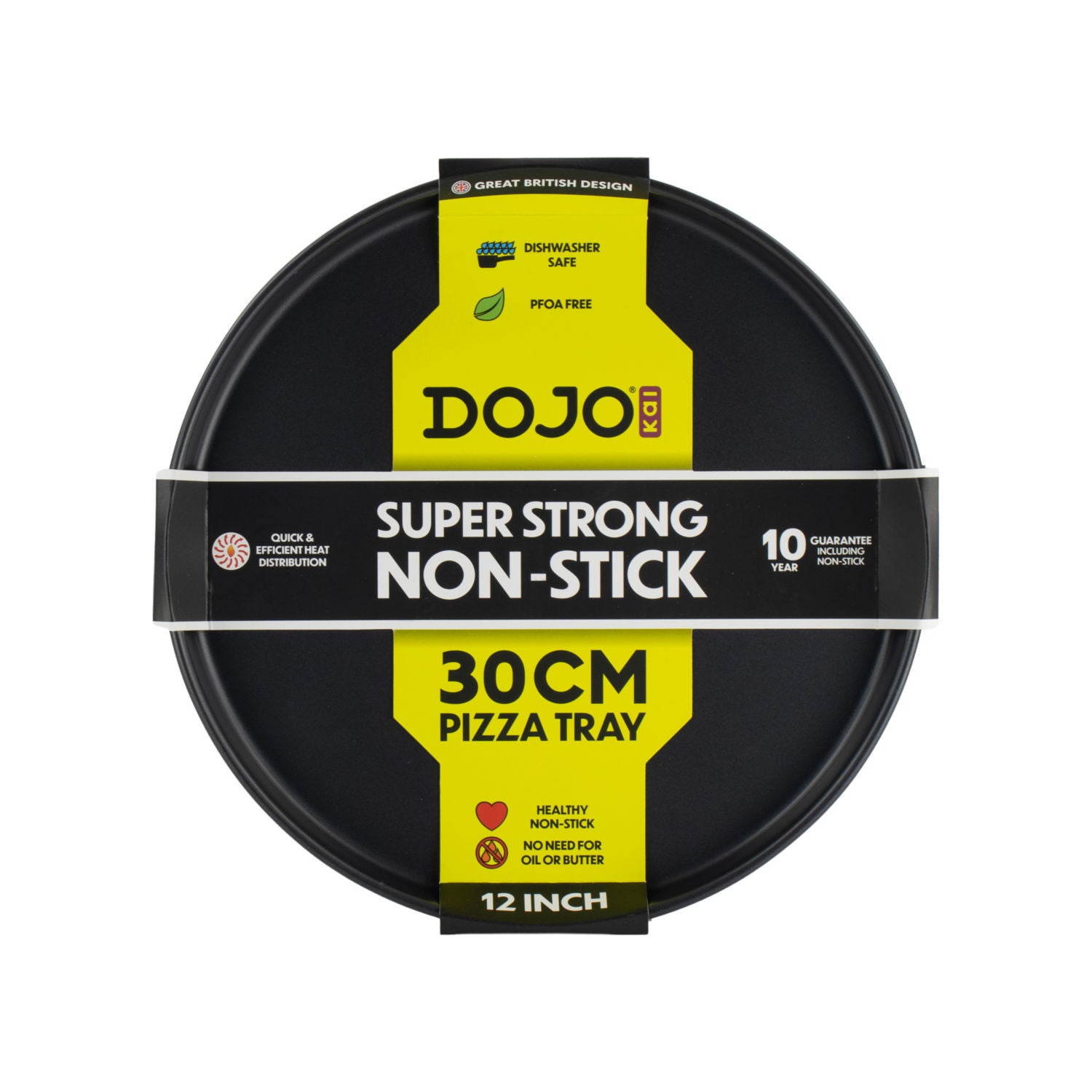 Dojo Kai 30cm pizza tray carbon steel non-stick - British product