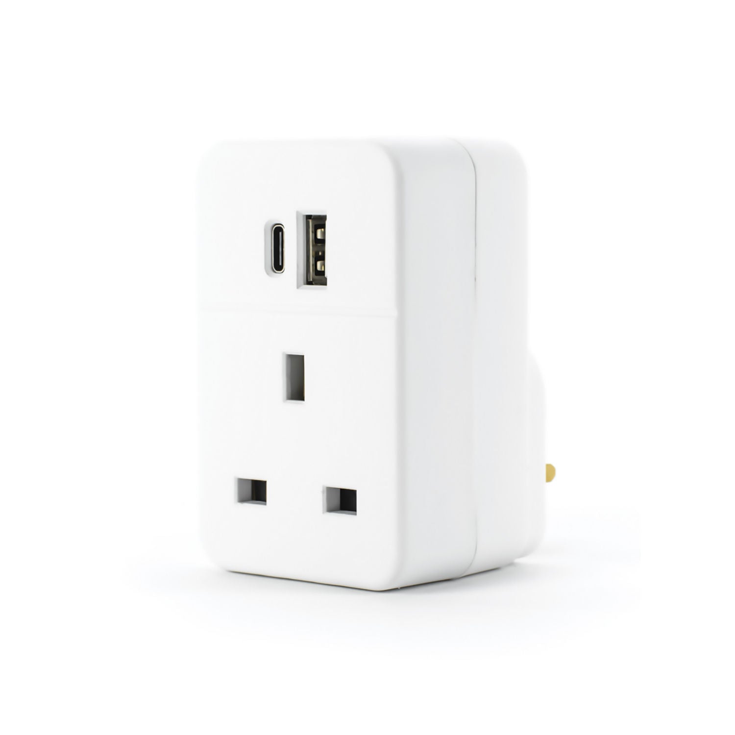 Status USB adaptor with A and C ports - British product