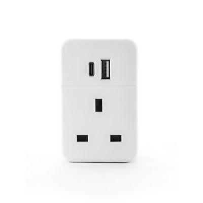 Status USB adaptor with A and C ports - British product