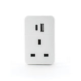 Status USB adaptor with A and C ports - British product