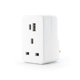 Status USB adaptor with A and C ports - British product