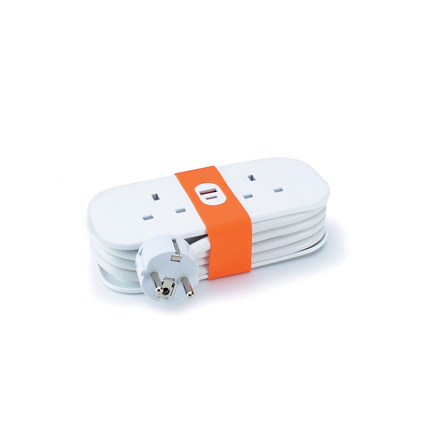 Status European travel socket 2 way USB-A USB-C 1.4m lead (British brand)