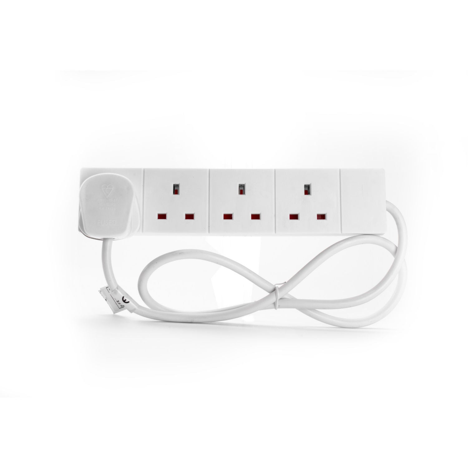 Status 4-socket extension lead with 2m cable, UK version