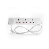 Status 4-socket extension lead with 2m cable, UK version