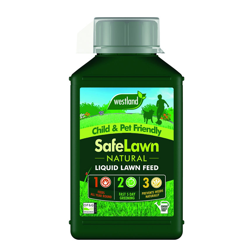 Westland Garden Health Natural Safelawn Liquid Lawn Feed 1L GOODS ASDA   