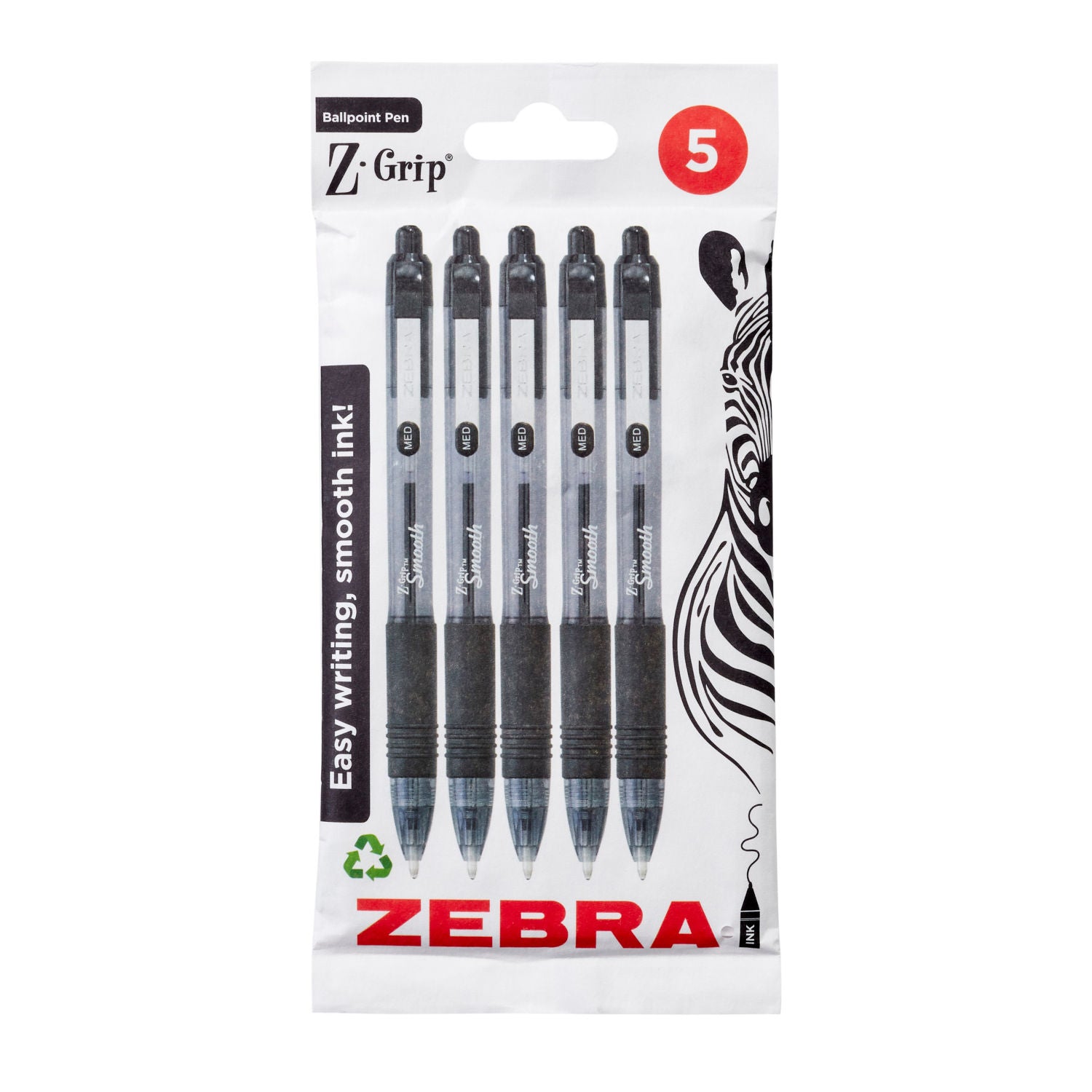 Zebra Z-Grip ballpoint pen, imported from the UK